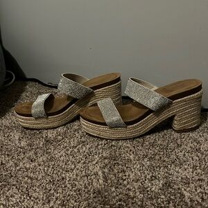 Tan madden girl heels